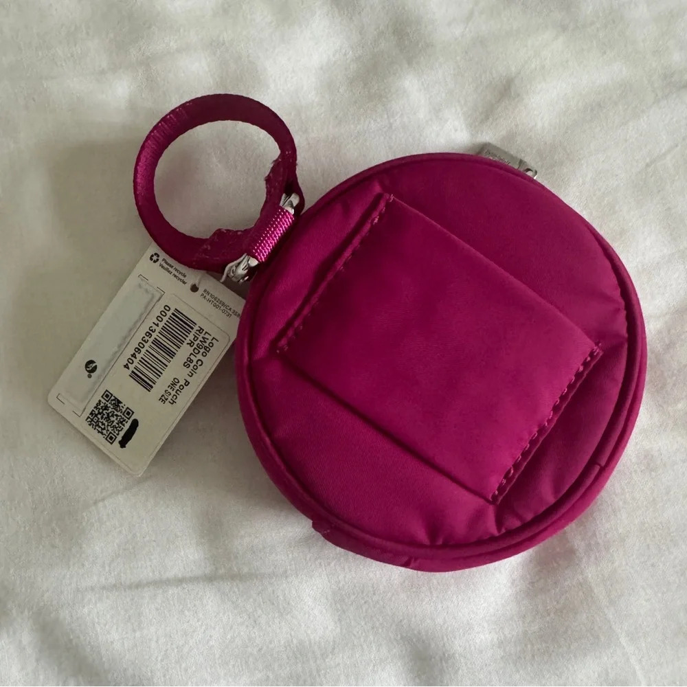🆕🩷 Lululemon Logo Coin Purse Ripe Raspberry - Picture 3 of 6